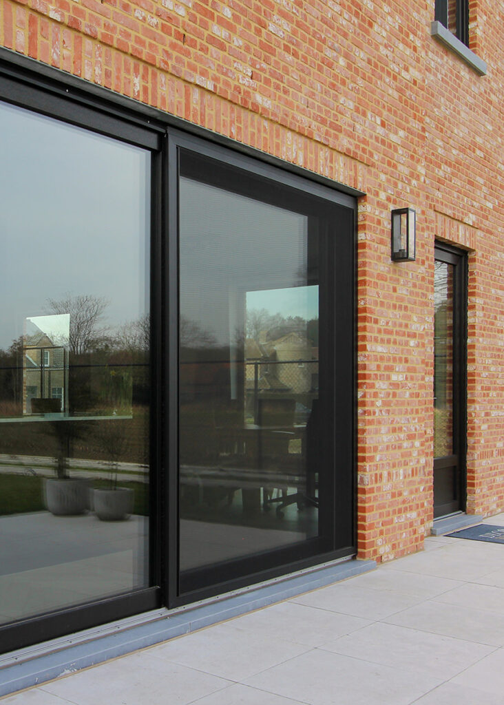 Custom Aluminum Sliding Screen Door with Pollen Mesh