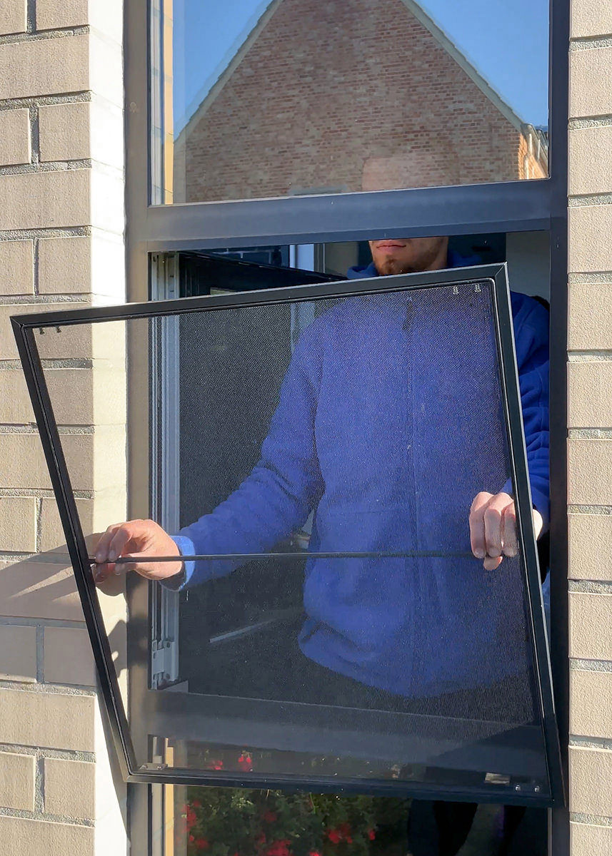 Fly Screen with Finer Mesh to Keep Out Pollen