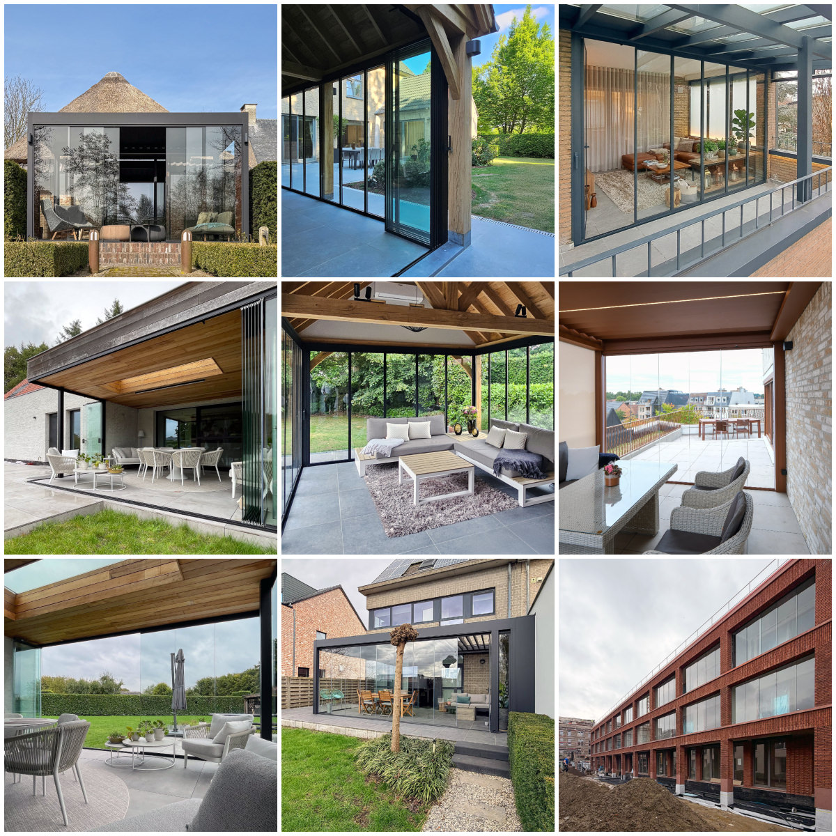 Eosol Glazen Wanden Productgamma